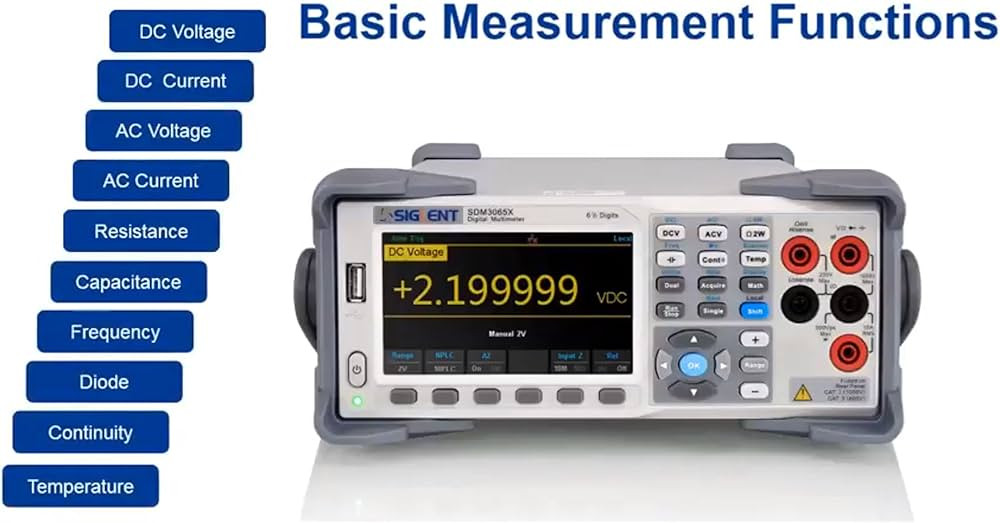 ملتيميتر منضدي جرافيكي مختبرى ملون متقدم غنى عن التعريف ماركة SIGLENT  مع الكرتون والملحقات open box جهاز دقیق جدا جدا بخصائص وخیارات ماموجوة بالاجهزات الاخرى يمكن استخدامه لمعايرة الاجهزات الاخرى مثل فلوك واجزات اخرى للسعر والاستفسار خاص .


**إذا كنت صاحب هذا الإعلان وتريد حذفه لأي سبب، رجاءا أرسل رسالة إلى الدعم الفني**