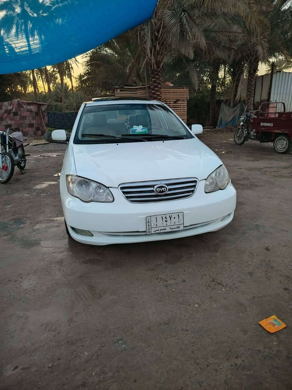 السلام عليكم بي واي دي F3 موديل 13السيارة مكفوله باقي التفاصيل والسعر التواصل على رقم ***********
