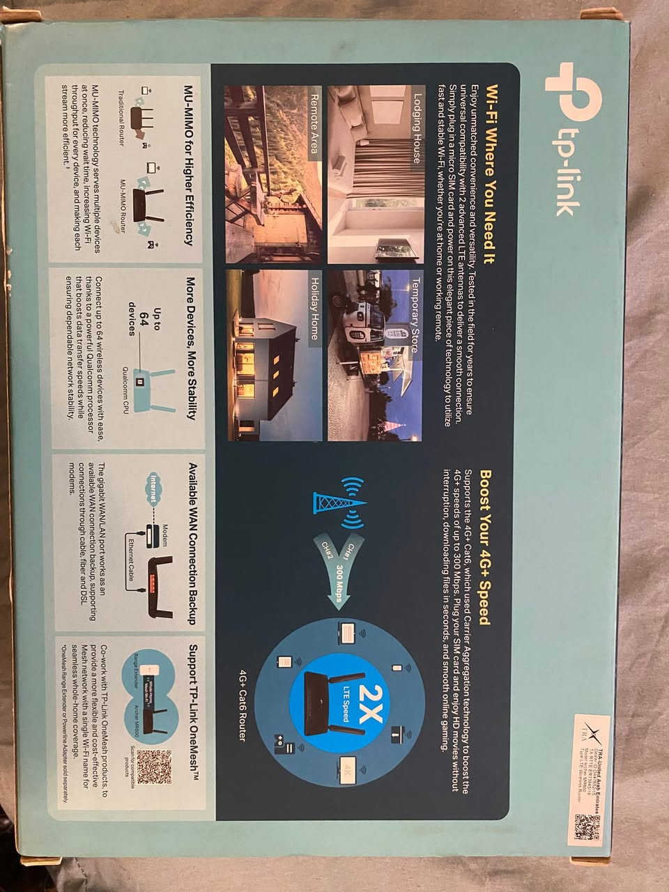 راوتر TP link Archer MR 600 الغني عن التعريف يشغل جميع الشبكات السيم كارت  zain - asiacell- korek وكذلك شبكات المشروع الوطني نظيف جدا مع كامل الملحقات .. السعر ٦٥ الف وبيه مجال بسيط 
هاتف ***********
