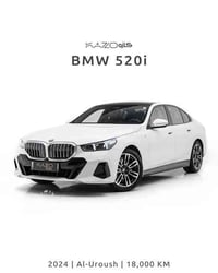 BMW 520i ‎‌‌‏Model Year: 2024 ‎‌‌‏Mileage: 18,000 KM ‎‌‌‏Importer: Al-...