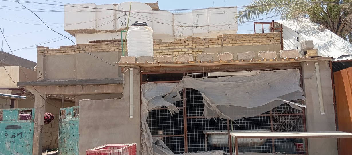 السلام عليكم ورحمه الله وبركاته للبيع بيت مساحه 260متر طابقين طابو صرف في شارع عشرين بالقرب من مدرسه الفجر الصادق مع العلم يوجد محل أيضا في ضمن واجهه البيت  للاتصال والاستفسار يرجى الاتصال على الرقم التالي ***********
