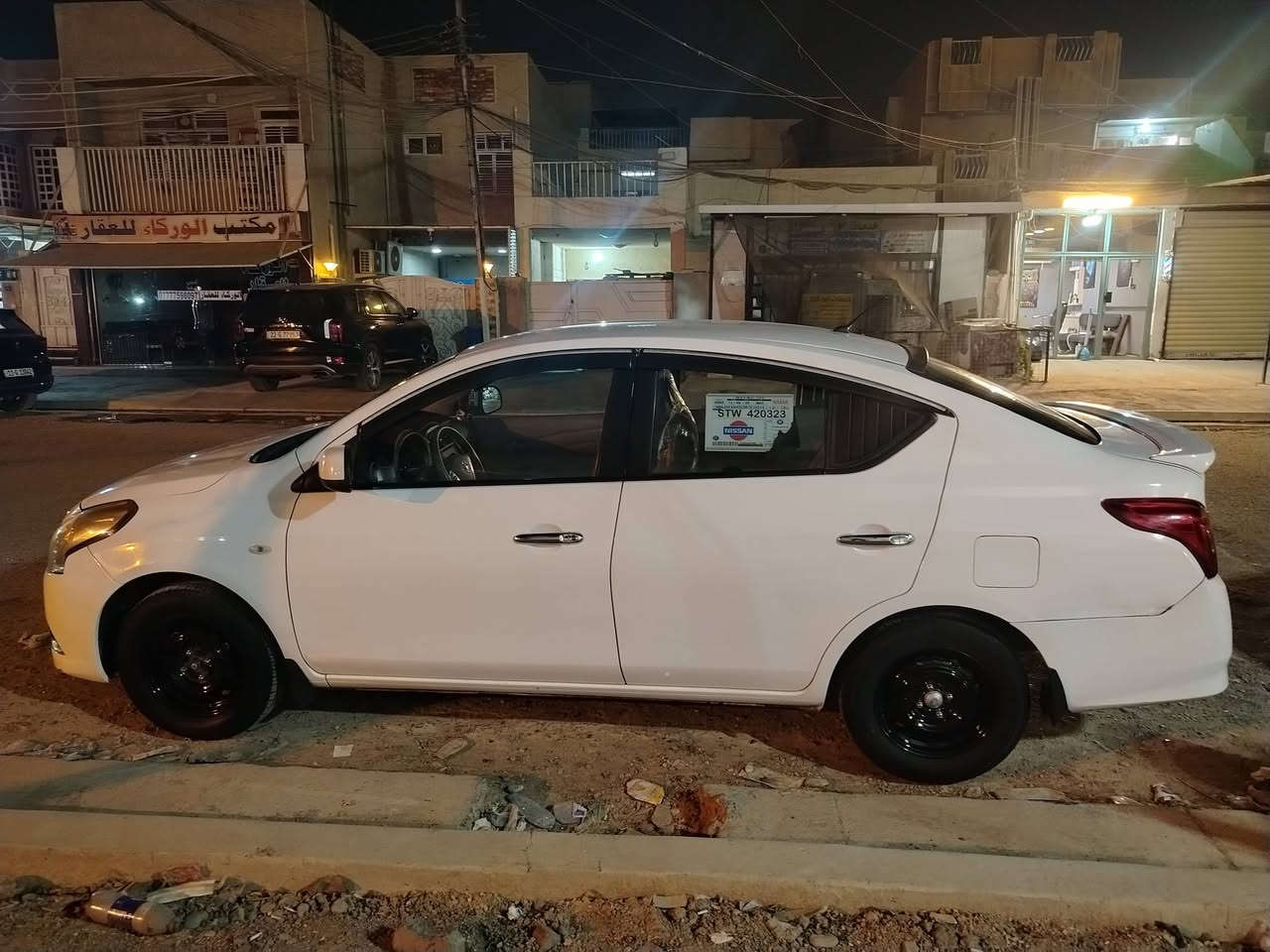للبيع نيسان صني موديل ١٩ بغداد بسمي سياره جديده أي نقص مابيه قطعه صبغ جاملغ خلفي + بارد بالباب الخلفي عكس السايق
السعر ١٠٠$ وبيه مجال بسيط
مكاني بغداد حي العامل
رقمي ***********
