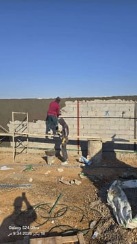 🏗 شركة —— للعقار والمقاولات العامة 🔨 أثناء عمل البُستان 🧱 ترميم وبناء ...