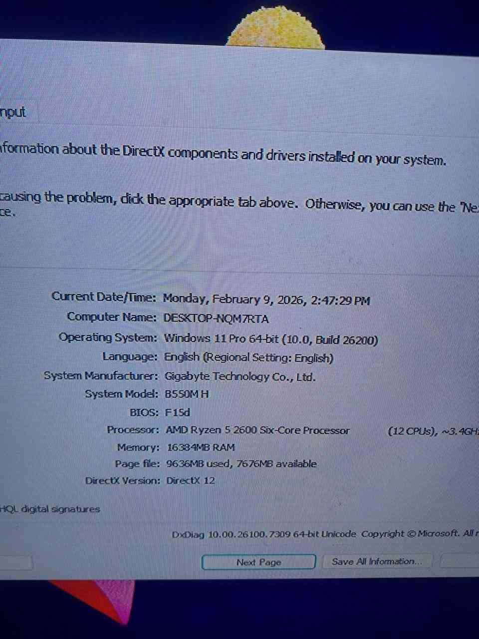 تجميعة حلوة للبيع :
المذر بورد 
  Gigabyte technology 

كرت شاشة
 AMD Radeon RX 580

المعالج 
AMD Ryzen 5 2600

الذاكرة RAM
16 جيجابايت

التخزين 
1 تيرا 

السعر 500 وبيها مجال


**إذا كنت صاحب هذا الإعلان وتريد حذفه لأي سبب، رجاءا أرسل رسالة إلى الدعم الفني**