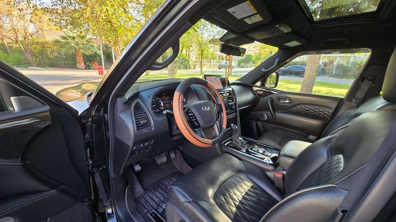 تلفون ***********
اينفنتيQX80 2024
مواصفات فول فول ٥ كامره رادار حساسات سندوق شفت لايت زينون كوشن جلد كوشن كاره با دبل اكسل كوشن تدفيه شغال فول فول مواصفات ماشيه ٦٥ الف كيلو
رقم سنوي هزه جديد تحويل وكاله غرامات ب شرط
صبوخ ٢ قطعه بدون دواخل بدون ارباكات 
سعر ٤٩٥ ورقه بها مجال اكر, نينوى
