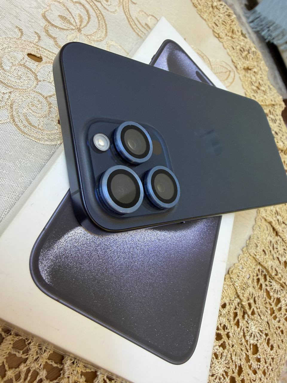 iPhone 15 Pro max - Blue Titanium
ايفون 15 برو ماكس
البطارية 89
الذاكرة 256
نموذج m ماستر
لون النيلي تيتانيوم المميز
نضافة 100% حالة الوكالة
كارتون وملحقات كاملة
العنوان  بغداد الكاظمية
السعر  ب مليون 
***********
