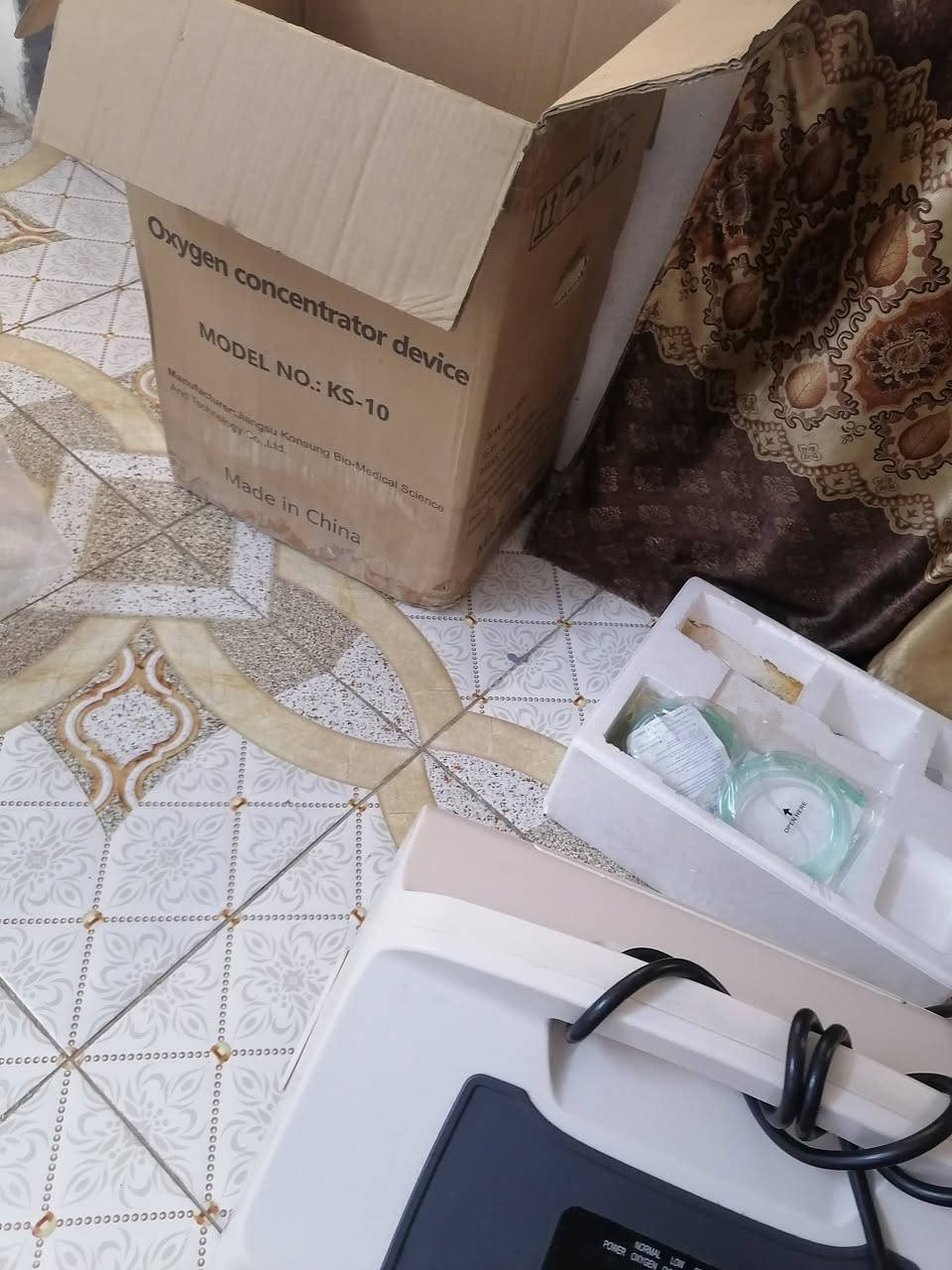 جهاز أكسجين ممستعمل ولا دقيقه السعر 500الف وبي للتواصل ***********
