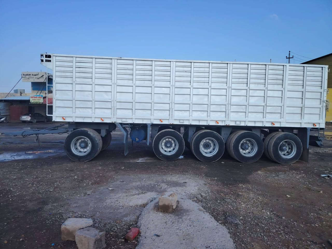 السلام عليكم
مقطوره اللبيع

طول ٨٩٠
رتفاع الجناب 185
مجموعه سكس لعاب وثنين رفاع
مكفوله من كسر وفطر
جاهزه العمل
العنوان ديالى بعقوبه
مكلف بالنشر أي ستفسار الاتصال بالرقم
***********
