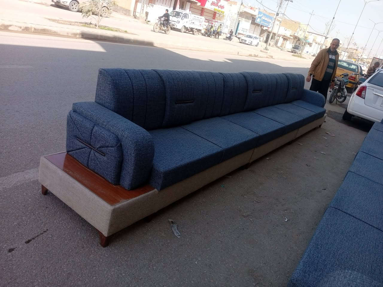 صار تكدر تاثث بيتك
بقصط 55الف فقط 
شغل تسكام درجه اولى ضمان 10سنوات الخشب جام روسي بلايود اسود اسفنج مميز اول قماش حسب الطلب جميع انواع الاقمشه 
العنوان كوت الشهداء مقابل شارع الاطلال 

الاستفسار ***********متوفر وات ساب
