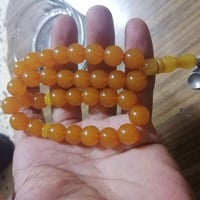 كهرمان ألمانية • شرابة فضة • الزرقاء