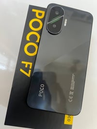 جهاز POCO F7 مال استخدام شخصي، نظيف حيل وما بيه أي شخط أو عيب، والشاشة...