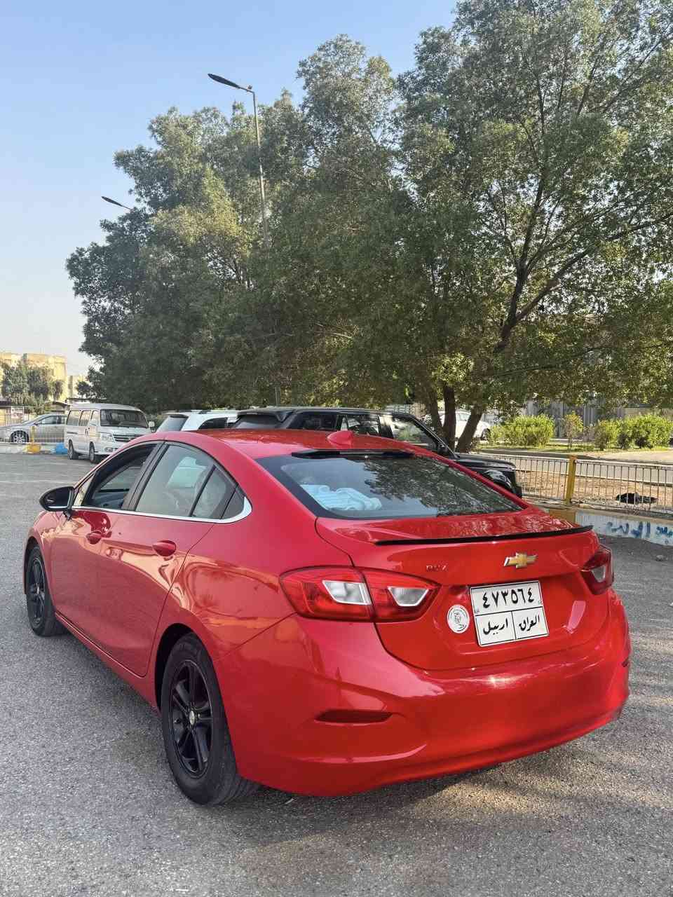 كروز موديل2017
بسعر88 وبيها مجال بسيط
مواصفات / LT
كير مكينه تبريد كهربائيات حدادية السياره نضيفه مناقصها برغي ..
 قطعتين بيها بنيد  والصندوك جوه العلامه فقط ..

 / شاشة اعطال 
شاشة كار بلي 
وكامره خلفيه دواره 
تحكمات ستيرن جهتين 
/ اوتو ستوب 
لد LED نهاري / 
مثبت سرعة  
مكان السياره : السيدية
للاستفسار :***********
