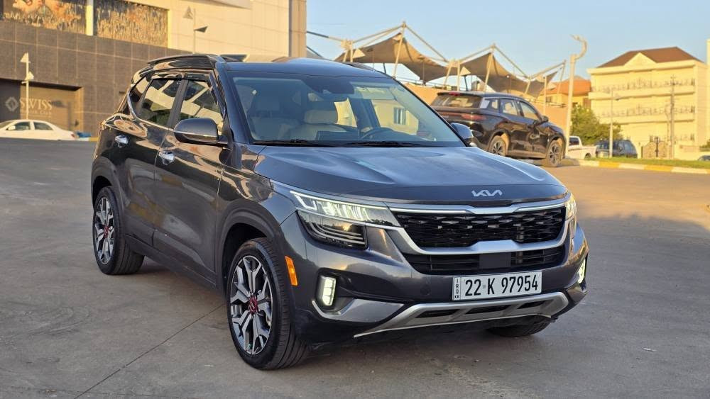 KIA SELTOS _2022
فوول مواسەفات 
گیر و مەکینە کارەبای بەشەرت 
پشتوو پیش کەپس أربيل, العراق
