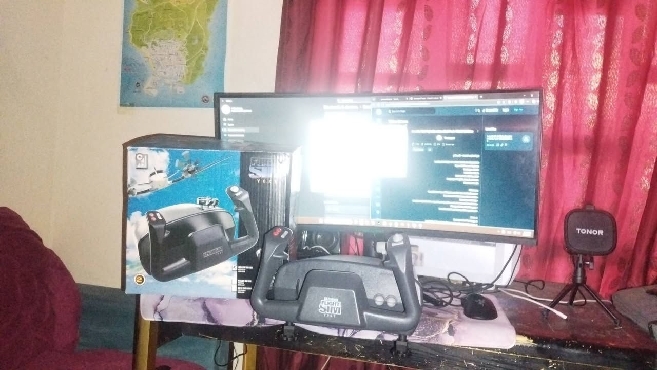 السلام عليكم متوفر محاكي طيرات 
متوفر متوفر محاكي طيارات ch production flight sim yoke 
 نظافه 99% ب 14 دكمة  قابل للتخصيص او ثلاثه thrust  للpc
يشتغل على كل الالعاب الي بيها تخصيص ازرار flight sim- x plain وغيرهن
ب ٩٠الف  وبي مجال وياه كارتونته الاصلية


**إذا كنت صاحب هذا الإعلان وتريد حذفه لأي سبب، رجاءا أرسل رسالة إلى الدعم الفني**