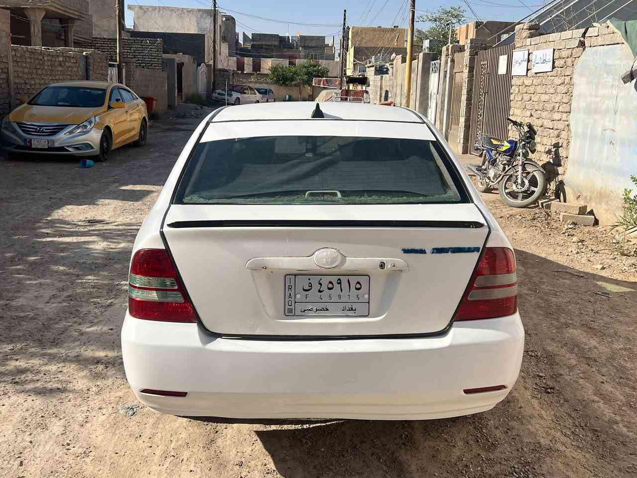 السلام عليكم عندي كورلا 2001 محدثه 2007 نضيفه فول مثل ماهي واضحه بل صوره  شرط كبر ومحرك فول تبريد ثلج  كهربائيات كلها شغاله  رقم بغداد مشروع وطني مال جناي السياره تأخذها ترتاح من ورها اتريك وين مايعجبك مصبوغه احزام  غرفتها حلوه السعر ٧٨وبيها مجال حك الجيه الاستفسار عل رقم ***********
