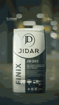 سطح أملس، قوة التصاق ممتازة.
جدار ® فاينكس JD-202

smooth finish, excellent adhesion.
JIDAR ® FINIX SKIMCOAT JD-202

#ضمان_وجودة_لا_حدود_لها !
🛑 الوكيل الحصري لشركة جدار لكيميائيات البناء في ميسان - مجاور نقابة العمال - مقابل الجسر الجمهوري 
☎️***********☎️***********1

