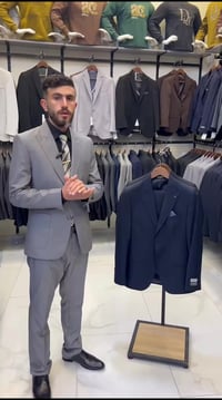 بدلات إيطالية • مقاسات 46-56 • الرمادي شارع الكص