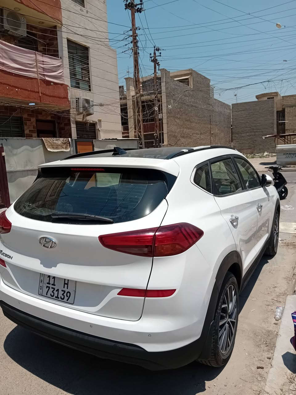 سلام عليكم توسان 2020 فول مواصفات بيها رصعات بلبنيد تقويبا 7رصعات ناعمه اثر حالوب
وبيها تعديل BDR بيب باب سايق وجاملق ومكحل تكحيل مايبين الا تقرب اله وبيها تكحيل بلباب وره سايق بكد اصبع وبسسس سيارة ماشية فوك المية جاهزة من كلشي مكان بغداد حي الحسين 
السعر ١٩٥ وبيها مجال بسيط للشراي 
رقم الهاتف ***********
