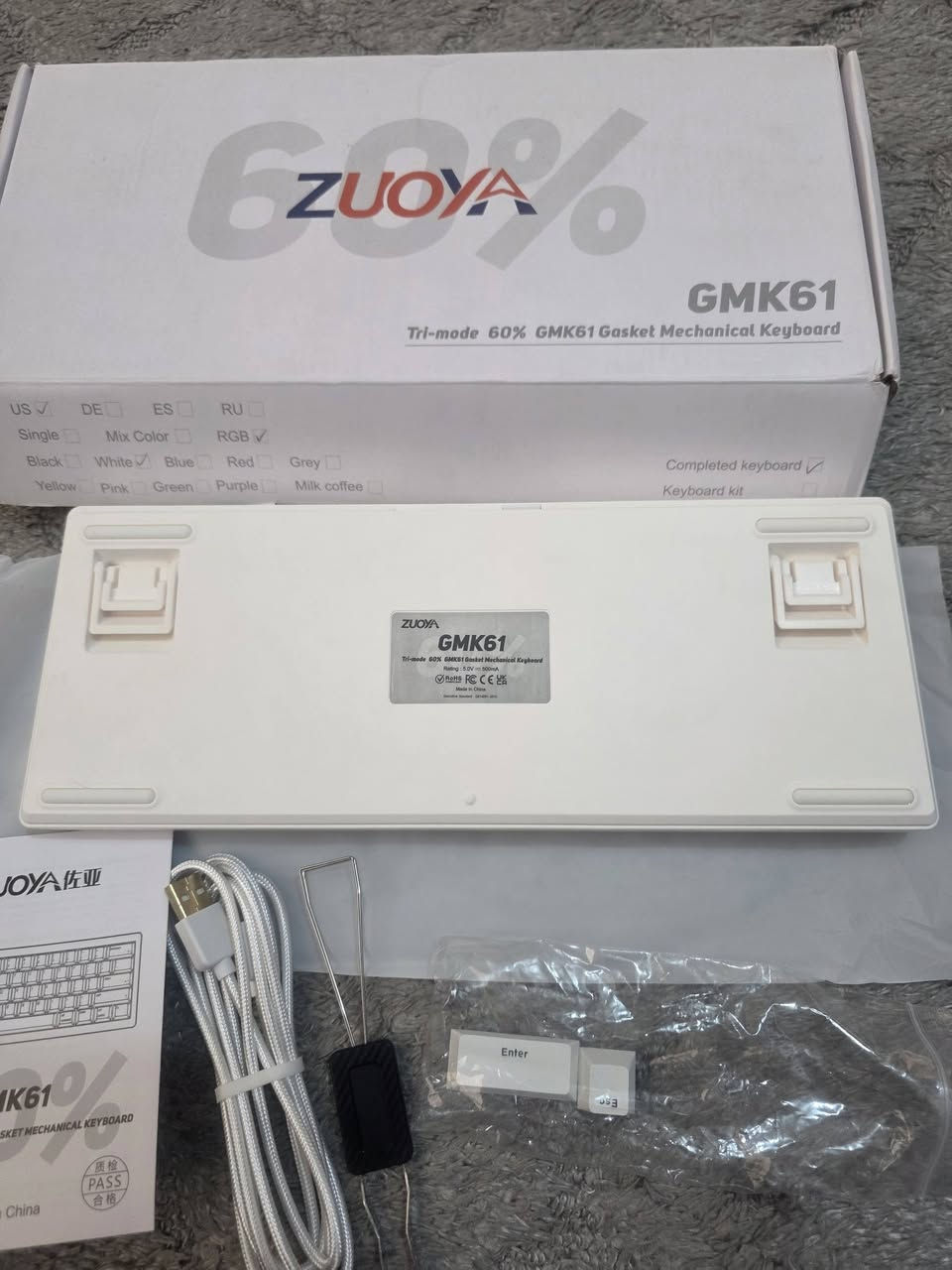 كيبورد ZUOYA GMK61 شحن تاب سيRGB
ثلاث انظمه للربط بلوتوث ،،واير،،  فلاش يواسبي
سعره 35 الف 
توصيل موجود


**إذا كنت صاحب هذا الإعلان وتريد حذفه لأي سبب، رجاءا أرسل رسالة إلى الدعم الفني**