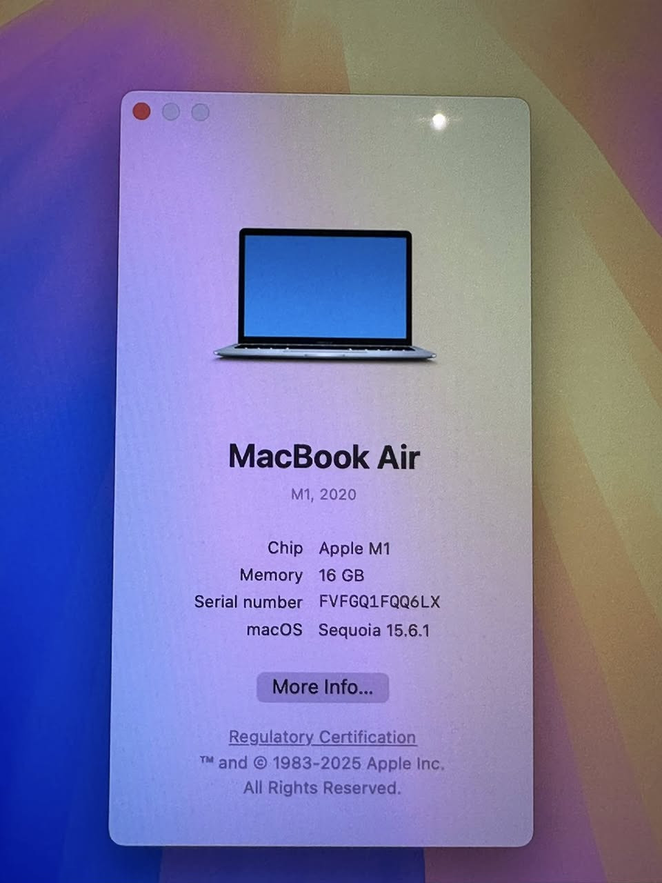 سلام عليكم
Mac book air 
M1
Ram16
هارد 1 تيرا
مواصفات عالية 
لون سلفر 
 السعر  950 الف 
بغداد المنصور 
***********
