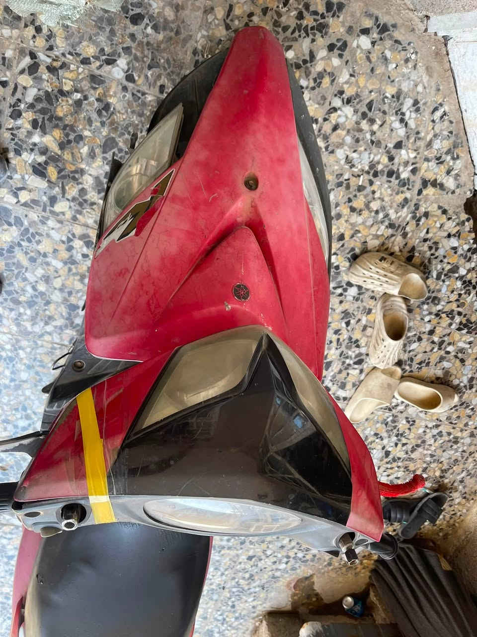 سلام عليكم للبيع بيه دخانة بيضة يرادله ترتيب الدراجة شغالة سلف هندر  كهربايات شغالة مكان العبيدي سعر 350 رقمي ***********
