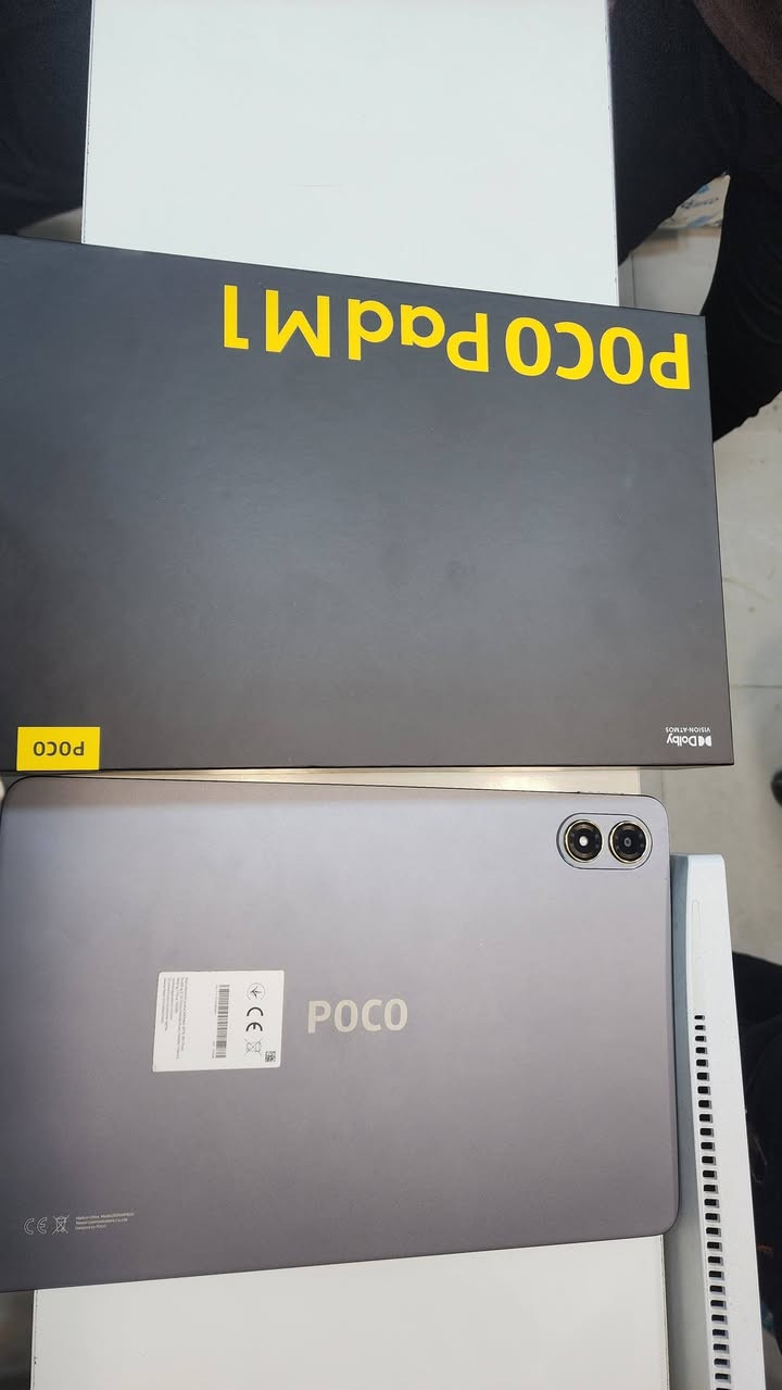 ايباد بوكو poco pad m1 استعمال اسبوع نظافة 100% غراض كاملة ب 300 الف توصيل موجود
رقمي ***********
