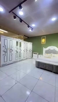 نجارة عراقيه • ٩ قطع • سرير ٢٠٠×١٦٠