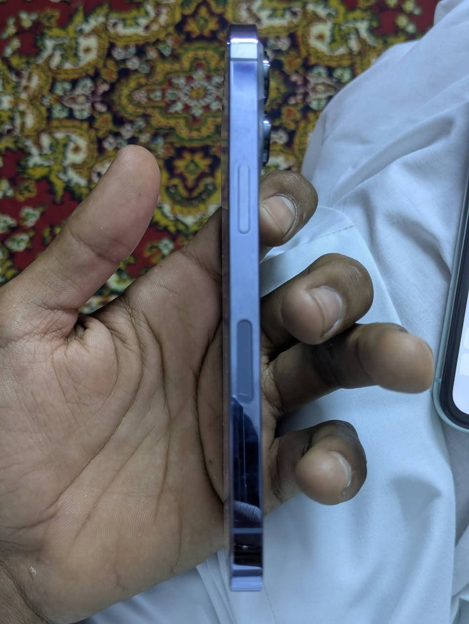 ايفون 13 برو
بدون ملحقات فقط كيبل.....

بطاريه فقط مستبدله ونسبتها عاليه 

كل الجهاز سليم ونظيف جدا جدا فقط الضهر اذا تريد تبدله مايكلف 30 وجوه

ذاكره 256 وفيس ايدي وكلشي شغال 

السعر 400 الف د.ع

العنوان: بصره ابو الخصيب حي العسكري قرب سنتر عبدلله 

الرقم: ***********
