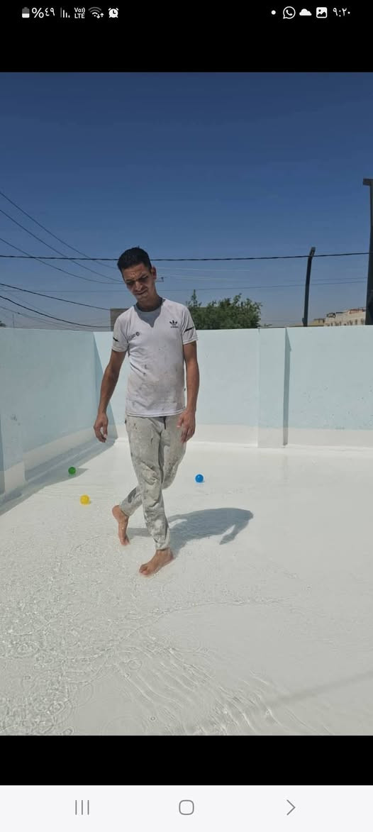 #الجزيرة_كول_رووف***********
تحمي منزلك من حرارة الصيف ومن امطار الشتاء افظل منتج في الشرق الاوسط واسيا 
للعزل الحراري 
ظمان حقيقي عشر سنوات
معالج التشققات.  
عمل الكادر المميز لكادر دهانات الجزيرة 
بقيادة الفنان اسلام ابن الرمادي. الاستفسار على الخاص.
