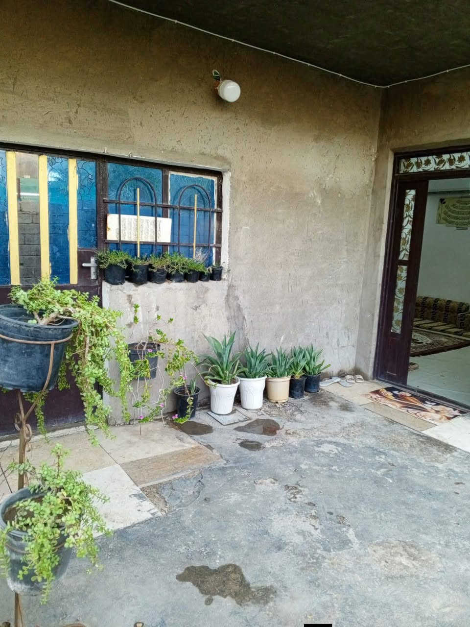 السلام عليكم دار للبيع مساحه 260متر طابو زراعي سند 25 مجاز رسمي يحتوي على غرفتين نوم استقبال وصاله وسط ومطبخ وصحيات داخليه وخارجيه خدمات ماء كهرباء شارع تبليط مدارس مستوصف سوك روضه كلها قريبه هوررجب خلف مدرسه المعينيه بشارع الروضه للاستفسار الاتصال بصاحب الدار ***********السعر 105وبيه مجال
