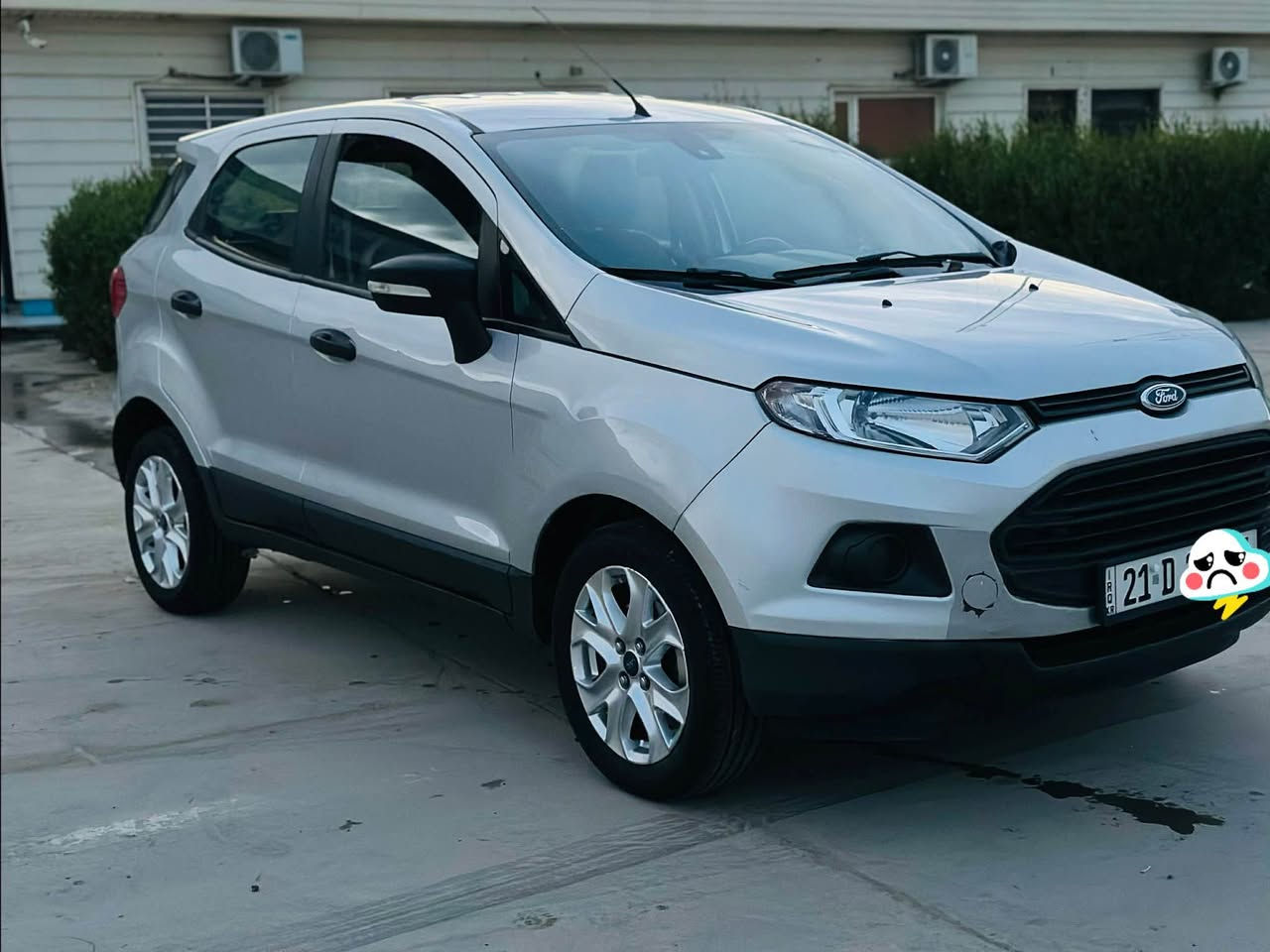 فورت ايكو  سبورت
 ( 4 )سلندر مرغوب
2015 خليجى شركه نيفيا
قطعتين  صبخ بدون داخل 
بشرط  كير محرك تبريد 
سنوى رقم زنكه جديد
سياره مابى نقس تايرات جديد 

سعر ٨٢ شويه مجال 
***********

فورت ايكو سبورت موديل 2015 
 ( 4 )بستونى مرغوب 
خليجى  شريكه نيفيا
بشرتى گيرو مكينه و تبريد 
دوو بەلە  سبوخ بى ناوكردن 
سنوى رقم زنكه تازه 
سياركه بى نوقسانيه و تايكانى تازه كالار, السليمانية
