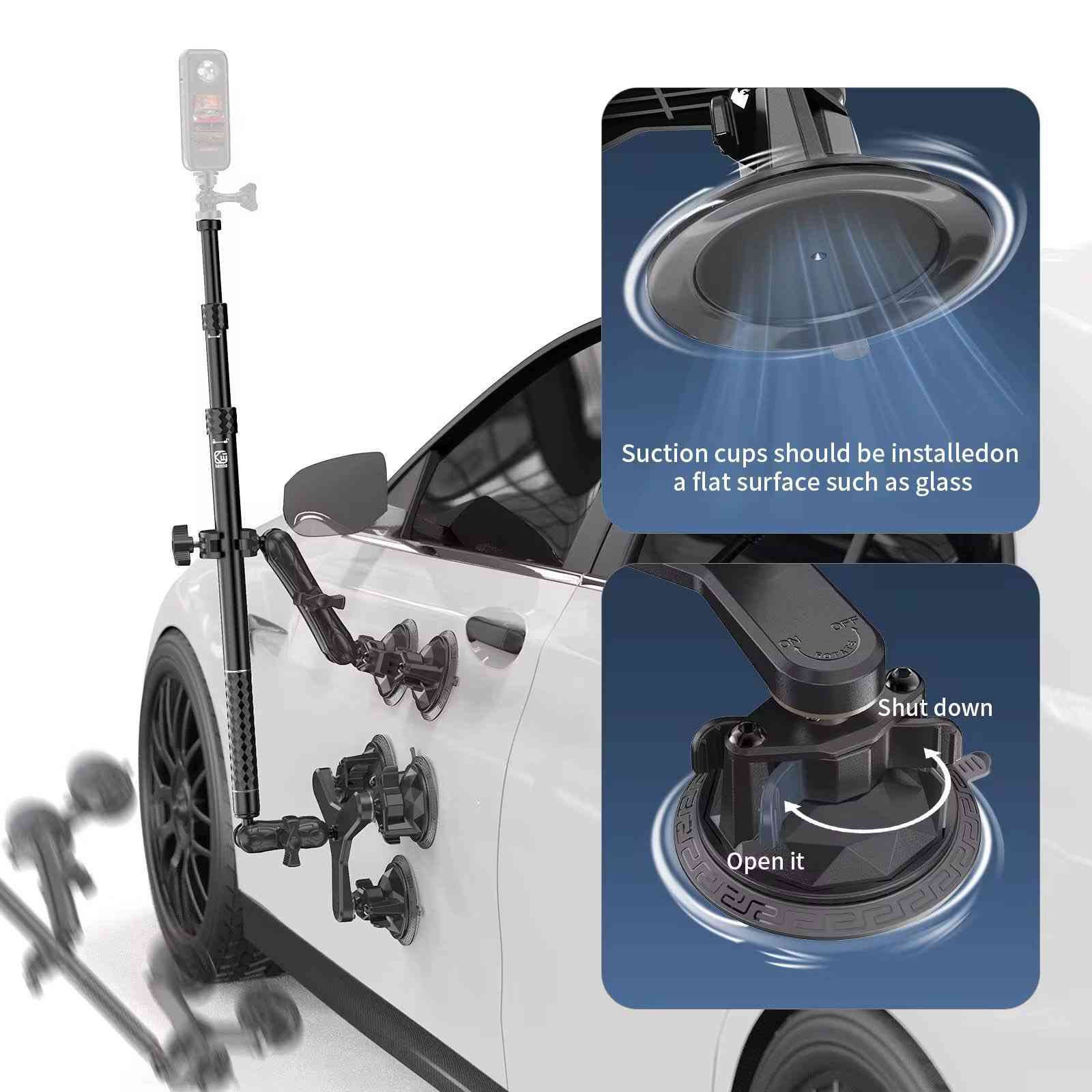 العنوان: صوّر فيديوهاتك وكأنك بموقع تصوير سينمائي! 🚗🎬
هل أنت من محبي صناعة المحتوى أو توثيق رحلاتك بالسيارة؟ نقدم لك عصا السيلفي الاحترافية مع قاعدة التثبيت الشفّاطة (Suction Cup) من شركة الأصليّة! 🌟
✅ مميزات المنتج:
• ثبات خارق: قاعدة شفط ثلاثية قوية جداً تضمن بقاء الكاميرا أو الهاتف ثابتاً حتى مع السرعات العالية والاهتزازات.
• زوايا غير محدودة: ذراع قابل للتعديل بحرية (Free Angle Adjustment) لتصوير لقطات من زوايا مبتكرة (داخل أو خارج السيارة).
• عصا قابلة للتمدد: تمدد وتقلص مرن للحصول على لقطات واسعة وشاملة.
• متعدد الاستخدامات: يتوافق مع جميع أنواع الهواتف والكاميرات الرياضية (GoPro) وكاميرات الـ Insta360.
• تركيب سهل وسريع: لا يحتاج لأدوات، ثبته على الزجاج أو جسم السيارة وانطلق!
🔥 عرض خاص لفترة محدودة!
لا تفوت الفرصة لجعل فيديوهاتك تبدو احترافية ومميزة. 🎥✨

للطلب أو الاستفسار:
***********
📞 تواصل معنا عبر رسائل الصفحة (Messenger)
📍 أو اترك تعليقاً وسنقوم بالرد عليك فوراً.
🚚 يتوفر توصيل لجميع المناطق.
#تصوير #سيارات #سيلفي #محتوى #أدوات_تصوير
