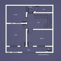 مخطط منزل بمساحة 100م².. تصميم مخصص بالكامل حسب احتياجات وطلبات صاحب ا...