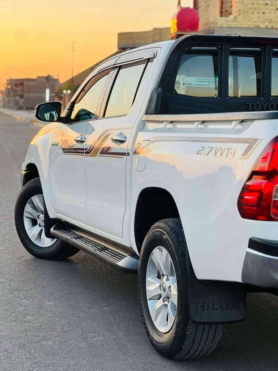 السلام عليكم بيك آب هايلوكس 2019 فول مواصفات كويتي فور ويل تبريد تدفئه كشنات كشاف ضباب مانع تزحلق نضام ايكو اقتصاد بانزين وبور سبورت. شاشه ترحيب كيجات الكتروني شاشه وكامره تبريد قطعتين امامي خلفي كير اوتماتيك تبريد تحكم شاشه حساسات خلفيه مكينه كفاله 2700 وكير كفاله  رقم اربيل  انگليزي سنويه وهزه جديد بااسمي تحويل مباشر بطاريه جديد تبديل زيت مكينه وگير جديد 
صدر جديد  كفاله عامه من الصبغ فقط بارد  خفيف جدآ ملصق السونار في المنشور   
السعر275 وبيه مجال بسيط    مكاني ديالى بعقوبه
***********
