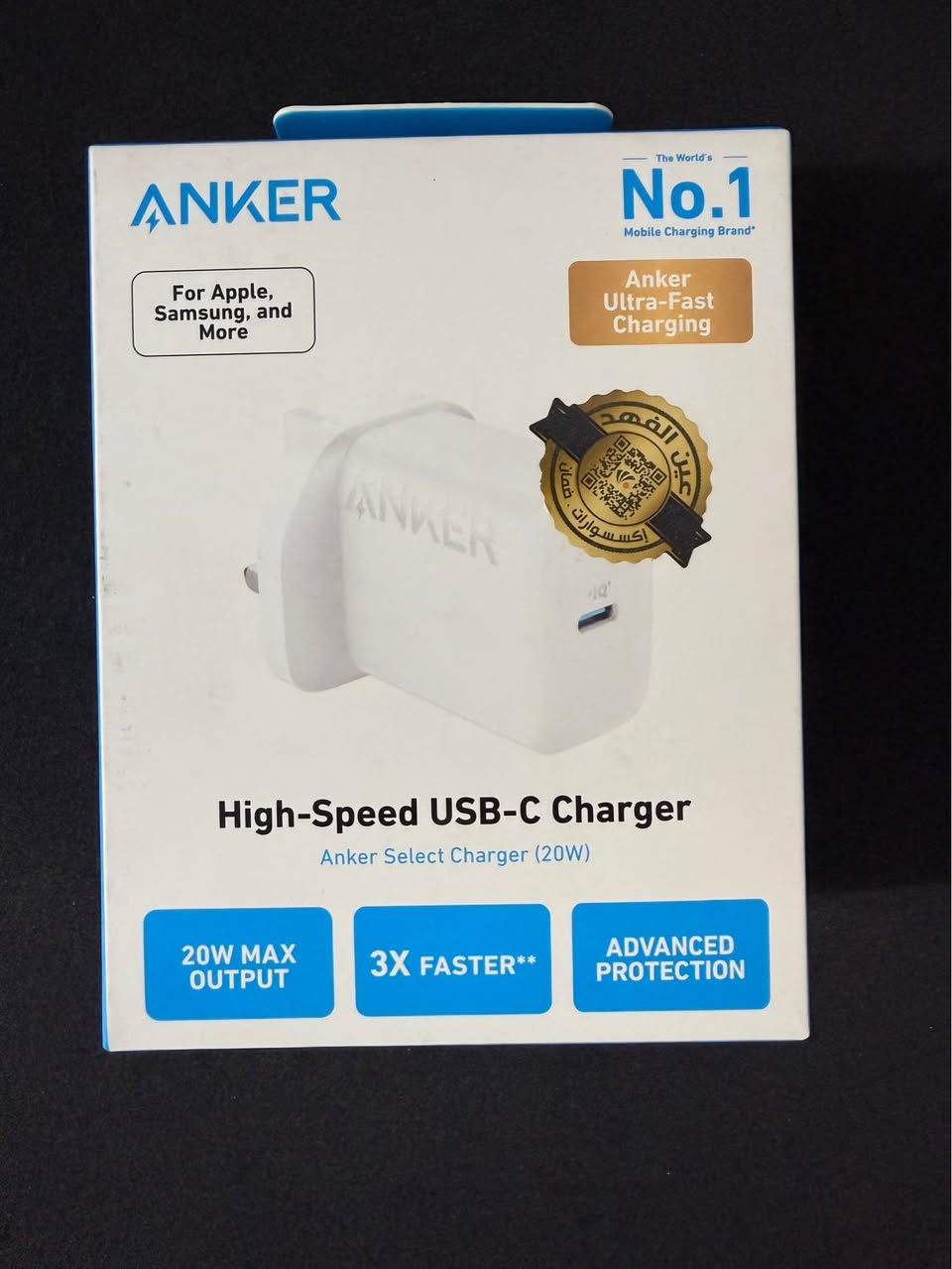 شاحن أنكر قدرة 20W منفذ USB-C

مستخدم اقل من سبوعين

السعر 15 الف مع التوصيل 

للحجز والاستفسار مراسلة الصفحة 

رابط واتساب مباشر الي يريد يراسلني 👇

https://wa.me/message/ANGQMMLUZKO4C1 بغداد, العراق


**إذا كنت صاحب هذا الإعلان وتريد حذفه لأي سبب، رجاءا أرسل رسالة إلى الدعم الفني**