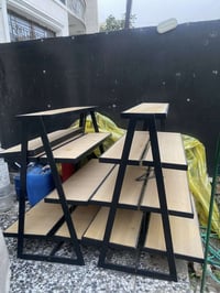 رفوف خشب مال اسواق او محلات الأحذية السعر خاص متواجد واتساب 0771366197...