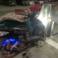 سكنس فحل دراجه بيها تزويد خارجي فقط محرك بلادي 53 بيها يدات ذهبي قبضات...