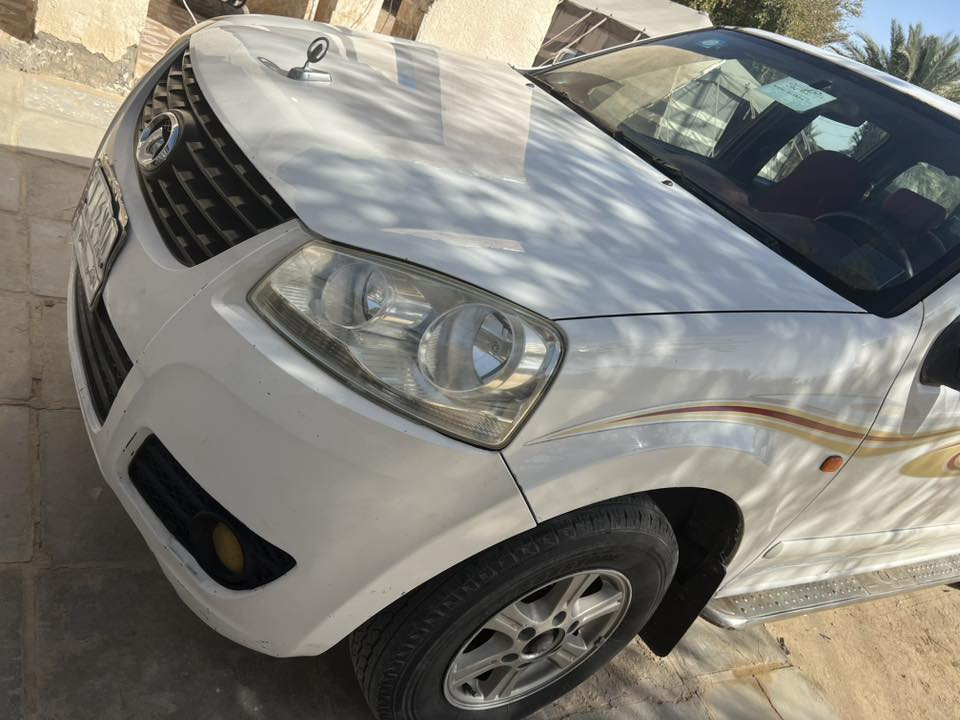 كريت ويل 14
مكفوله   فقط تصليح هلات اثر خياس 
مكفوله مالضربه والتبديل وضع الشركه 
مداور شوكت ماتريد 
حداديه جديده 
اكسن مكفول 
شاصي مكفول 
كلو جاهز 
***********
مكاني السماوه 
سعر ٧٥وبيهه مجال قليل
