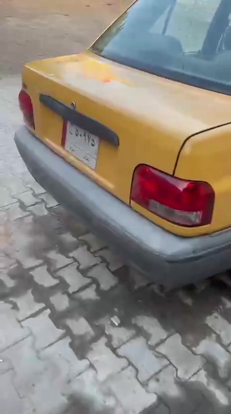 سايبه مديل15 محرك وكير وتبريد كفاله تخم تاير جديد صدرها امامي خلفي جديد غرامات مصفره شرط تحويل وسياره بدون تبديل وتفاصيل بالفيدو شواصي ولغود ابلادي لا اكو تصليح ولا شي مكاني بغداد سعرها 32 /***********
