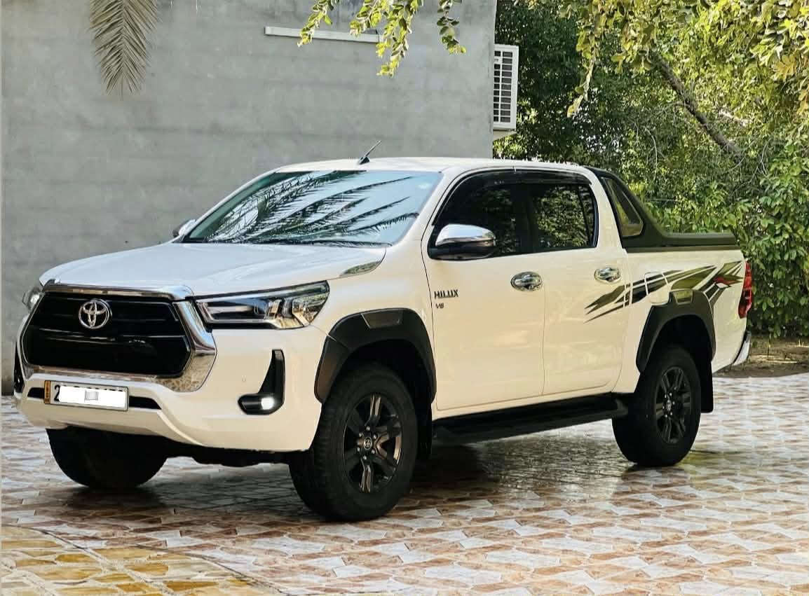 سلام عليكم 
بيكم هايلكس TRDموديل 2022
رقم اربيل الجديد تحويل مباشر 
مواصفات //
بصمه ابواب
شاحن لاسلكي 
كشنات تدفئه تبريد
قطعتين تبريد 
اشاير بلمري 
تحمكمات مري
اشاره ترحيب 
بنيد جكات 
حساسات اماميه وخلفيه 
وباقي المواصفات المعروفه بساز باب اول 

ملاحظه //السياره بيهه شبرين رش اثر شخط فقط والباقي مكفول من الصبغ والتبديل السياره ع وضع الشركه 

السعررر 335

رقم تلفون *********** 

مكان سياره ديالى
