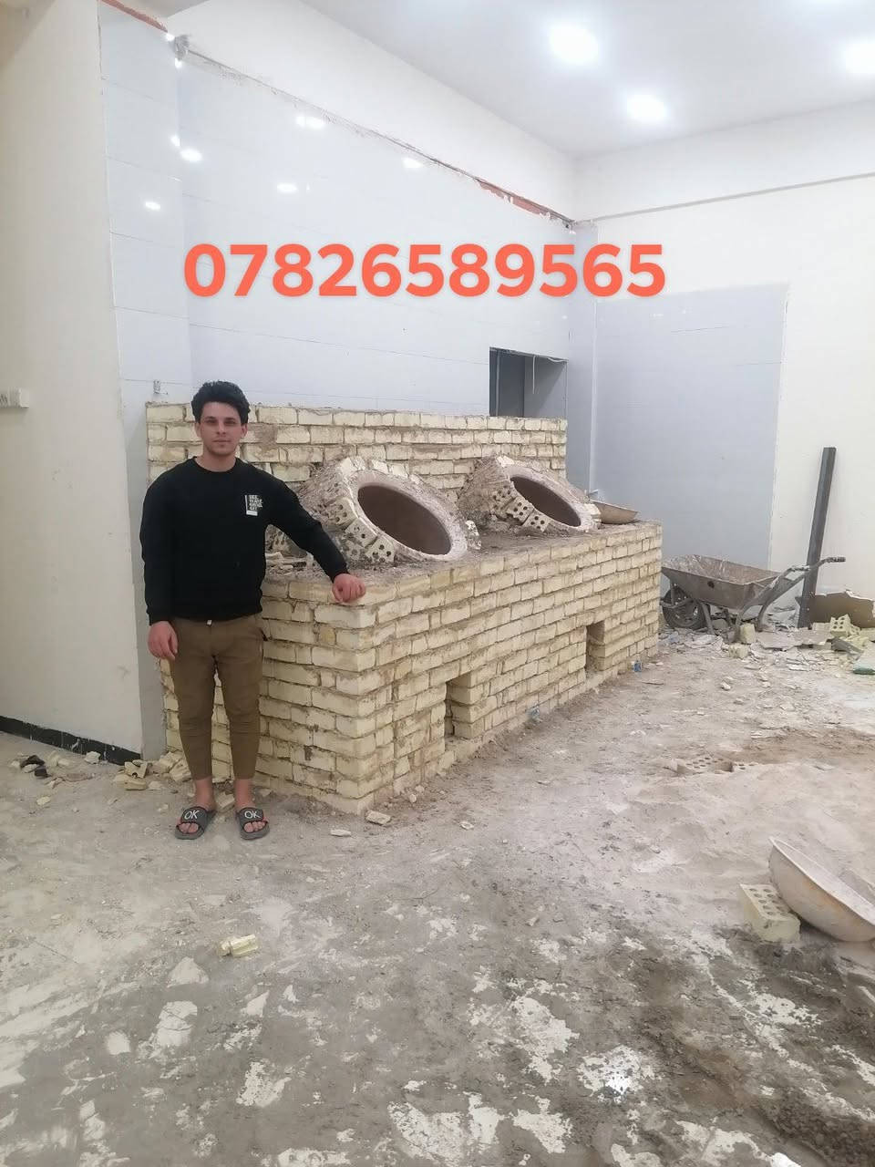 معمل حسنين الكوفي لتجهيز وبناء كافه انواع التنانير والفخار
جميع  محافضات العراق
بأاسعار مناسبه 
يوجد لدينا تنانير الخبز والمندي والشوي
ومستلزمات المخبز كافه
للتواصل ***********
واتساب ***********
