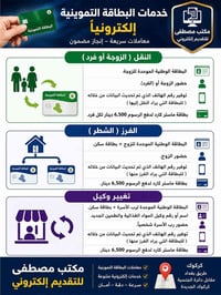 نقل تموينية • فرز تموينية • تغيير وكيل