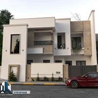 تصميم واجهة • ١٠م طابقين • الناصرية