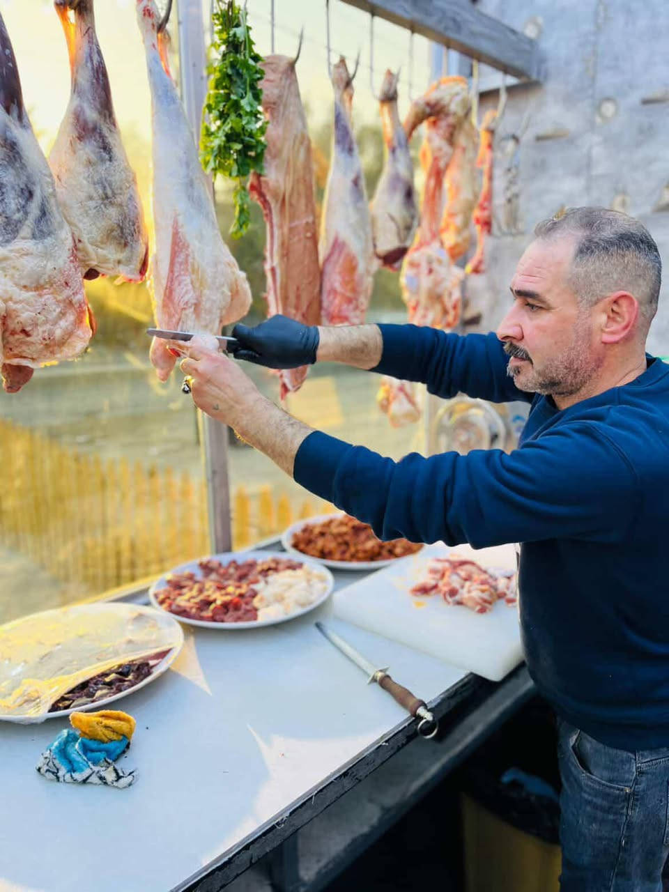 ﷽
❁❁❁❁❁❁❁❁❁❁❁❁
الحمدُ للهِ أولاً وآخراً
والشكرُ للهِ على نعمةِ الرزقِ والتوفيق
﴿ وَمَا بِكُم مِّن نِّعْمَةٍ فَمِنَ اللَّهِ ﴾
❁❁❁❁❁❁❁❁❁❁❁❁

✦ مطعم ومشويات ✦
❁ علي  السعيدي ❁

نُقدّم أشهى وأطيب أنواع المشويات
بجودة عالية وطعم يرضي الذائقة

❁❁❁❁❁❁❁❁❁❁❁❁ رقم الحجز ***********
المكان
بغداد – الزعفرانية
مقابل القرية الشمالية
أمام الاستدارة

❁❁❁❁❁❁❁❁❁❁❁❁
التوصيل مجاناً
داخل الزعفرانية
وجسر ديالى
