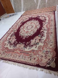 زوليه كاشن ايراني اصلي نظيفه جدا وكل شي ما بيها طولها 3 عرضها مترين لل...