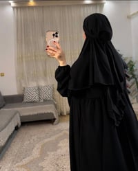 زي شرعي • قماش سندريلا • فري سايز ٦٠-٩٠