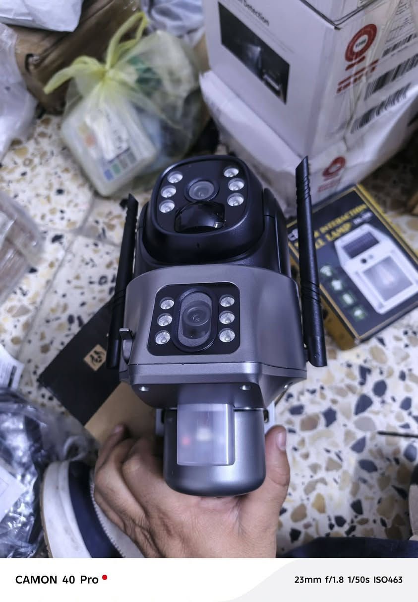 كاميرات طاقة شمسية واي فاي
توفرت كاميرات مراقبة خارجية تعمل على الطاقة الشمسية واي فاي بدون دوخة الوايرات والهوسة مالتهن دقة عالية تصوير واضح ليلي نهاري صوت وصورة تحكم كامل ٣٦٠ درجة امكانية التحدث عبر الكاميرا ارسال اشعارات بالحركة وتتبع الاشخاص وهواي ميزات اخرى وبأنسب الاسعار الكمية محدودة للحجز الخاص مفتوح او الاتصال على ***********
