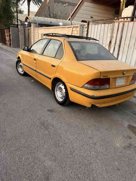 السلام عليكم سمند للبيع السياره تشتغل وتمشي وتبريد شغال  بس ابيع كوم حديد السعر 20 وبيه مجال ***********مكاني زعفرانيه
