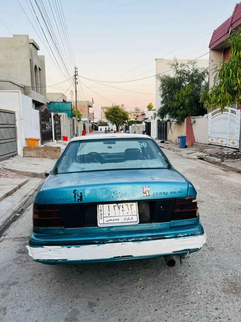 سيارة هونداي اكسل موديل  1993 مع بطاقة بانزين للبيع عنوان كركوك للاستفسار التواصل مع ***********
