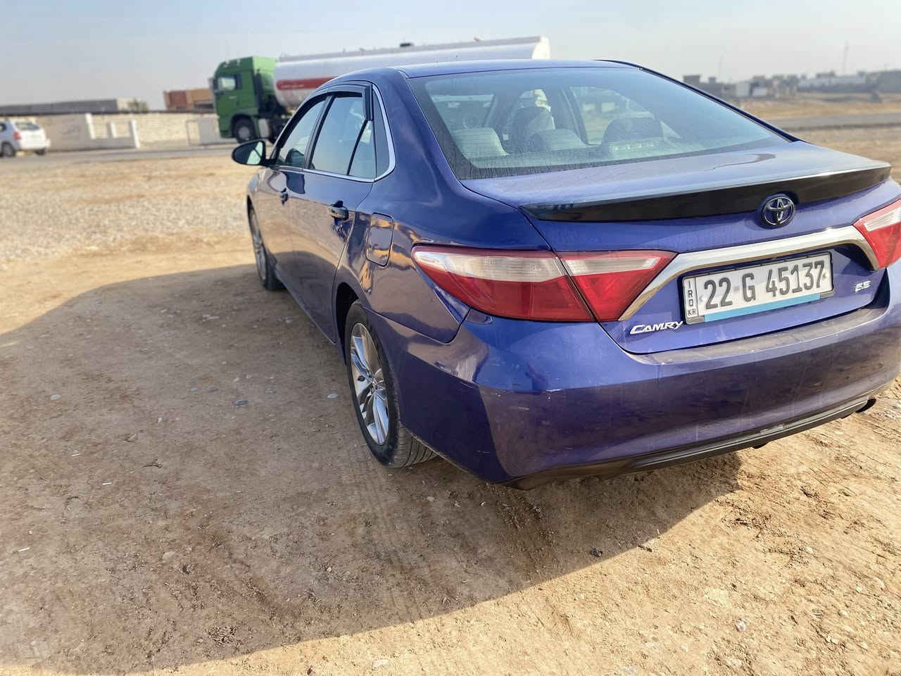 كامري موديل 2016 ضرر جاملق خلفي فقط بدون داخل بدون ارباك سنويه رقم كله جديد جاهزه السياره السونار موجود كير محرك كله شرط ماشيه 140 مكان السياره الشرقاط السعر 146 بيها مجال بصيط 
***********
***********
